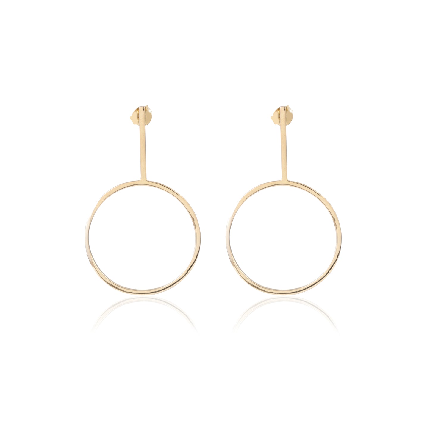 Plain Silver Earring made with 925 Sterling Silver