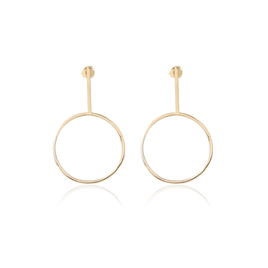 Plain Silver Earring made with 925 Sterling Silver