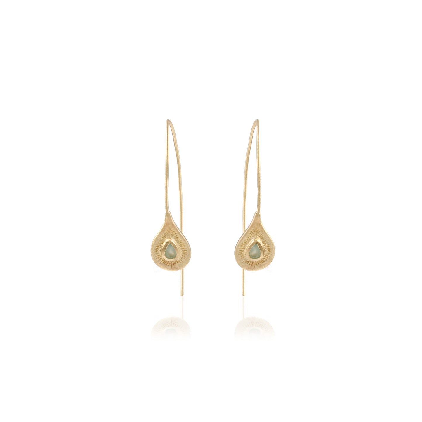 925 Silver Pear Earring