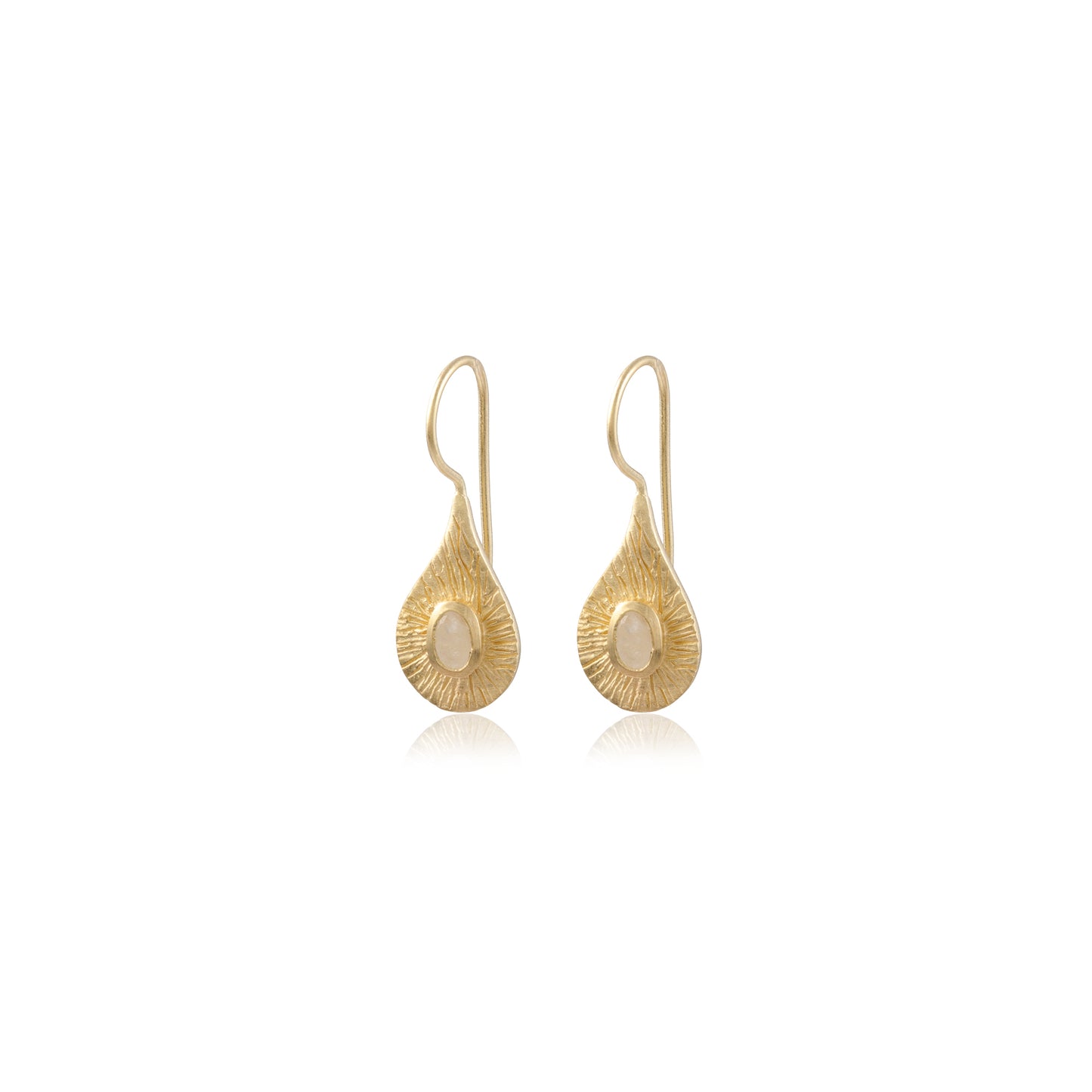 Elegat Gemstone Drop Earring made with 925 Sterling Silver