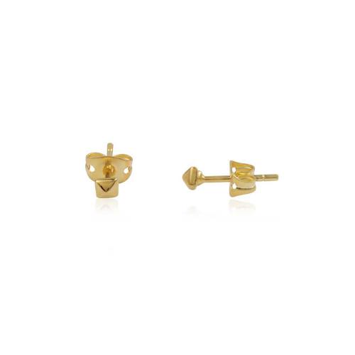 925 Silver Plain Studd Earring