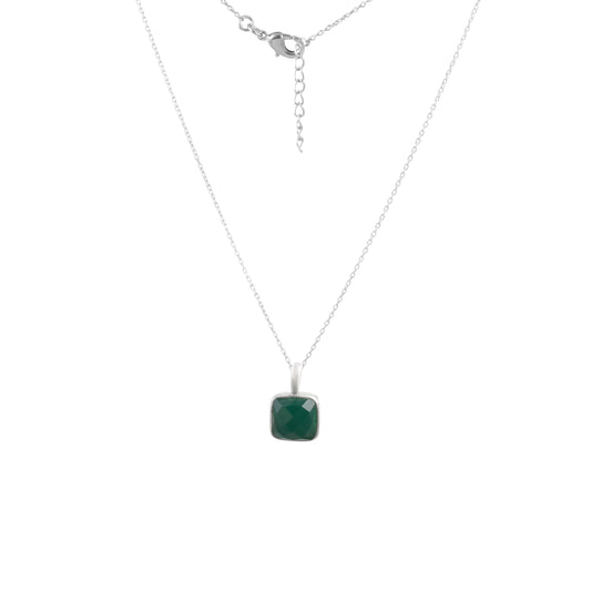 Gemstone Necklace with 925 Sterling Silver