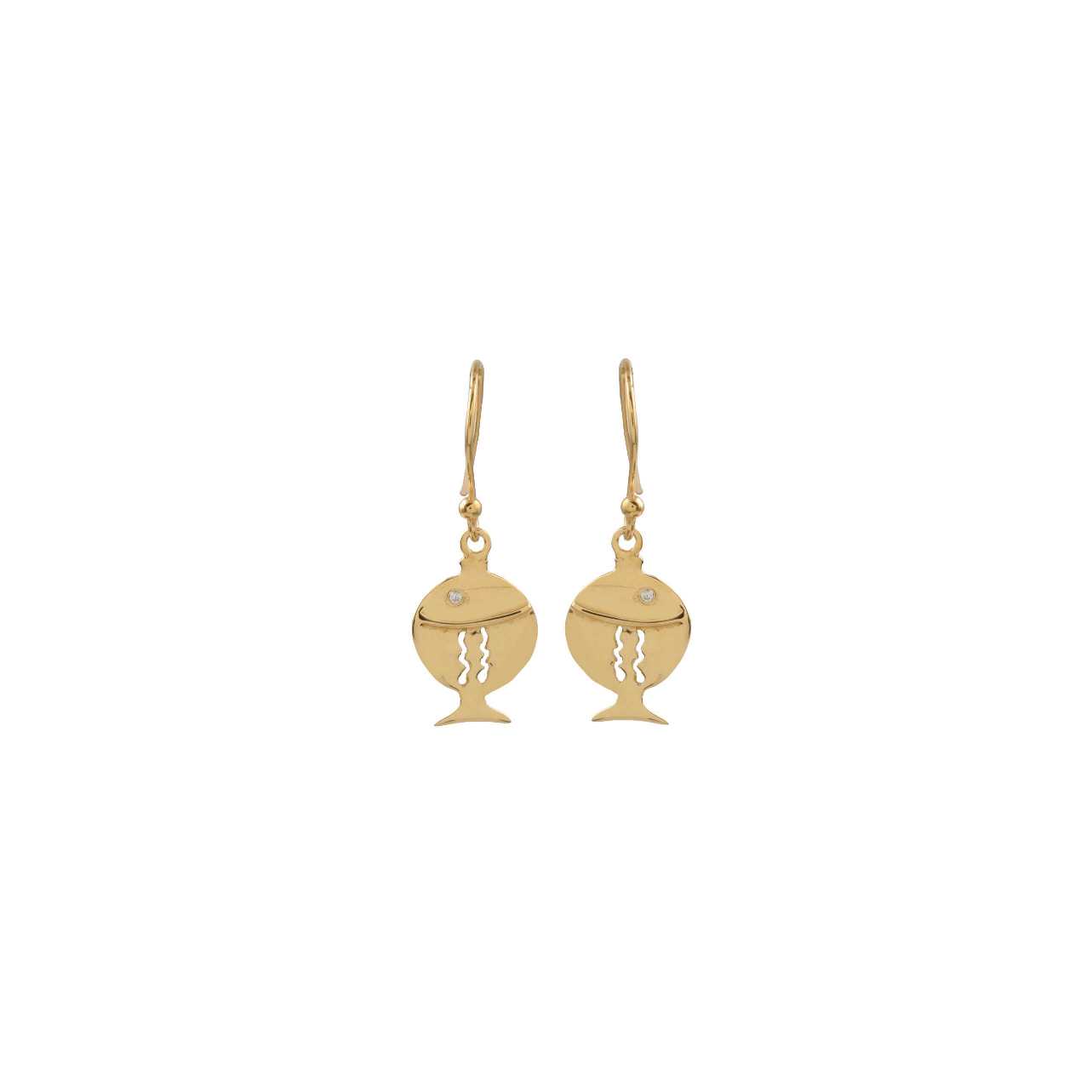 Traditional Festive Temple Inspired Jewellery Gold Drop Dangle Earring