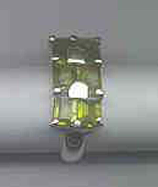 925 Sterling Silver  Multi Gem Stone Shiny Silver Ring