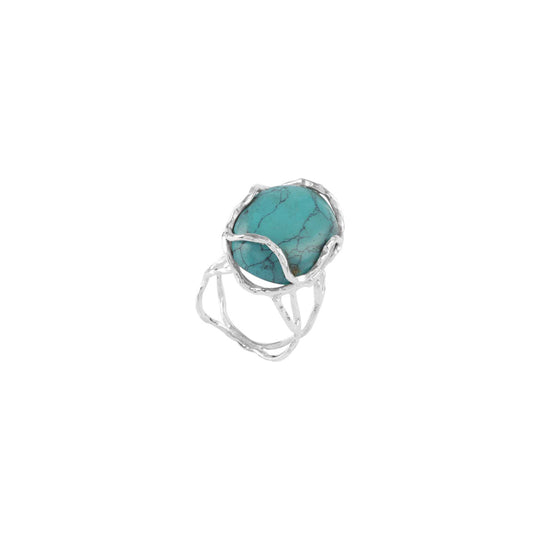 925 Sterling Silver Single Stone Silver Ring