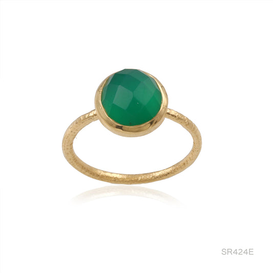 Sterling Silver Gemstone Ring