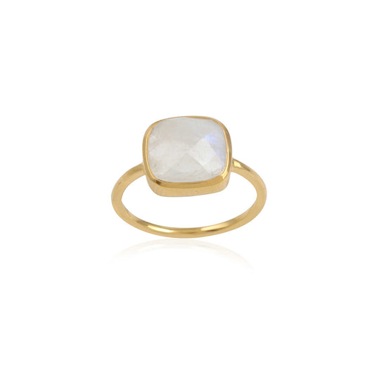 925 Sterling Silver  Single Stone Silver Ring