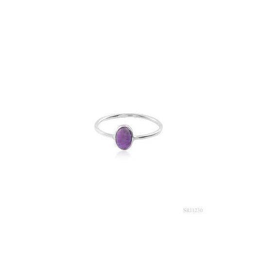 925 Sterling Silver Bazel  Silver Ring