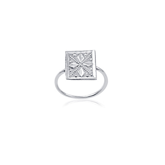 925 Sterling Silver Ethnic Ring