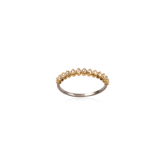 925 Sterling Silver Multi  Stone Silver Ring