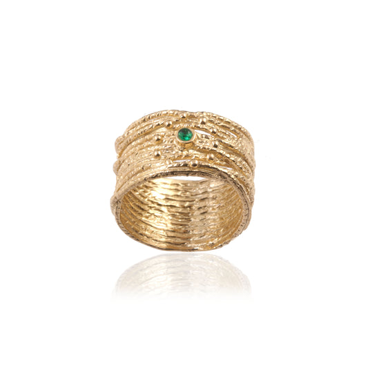 925 Gemstone Silver Plain Ring