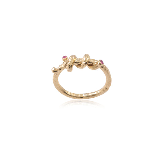 Silver Gemstone Ring
