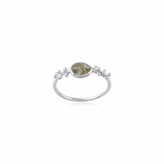 Silver Stone Ring