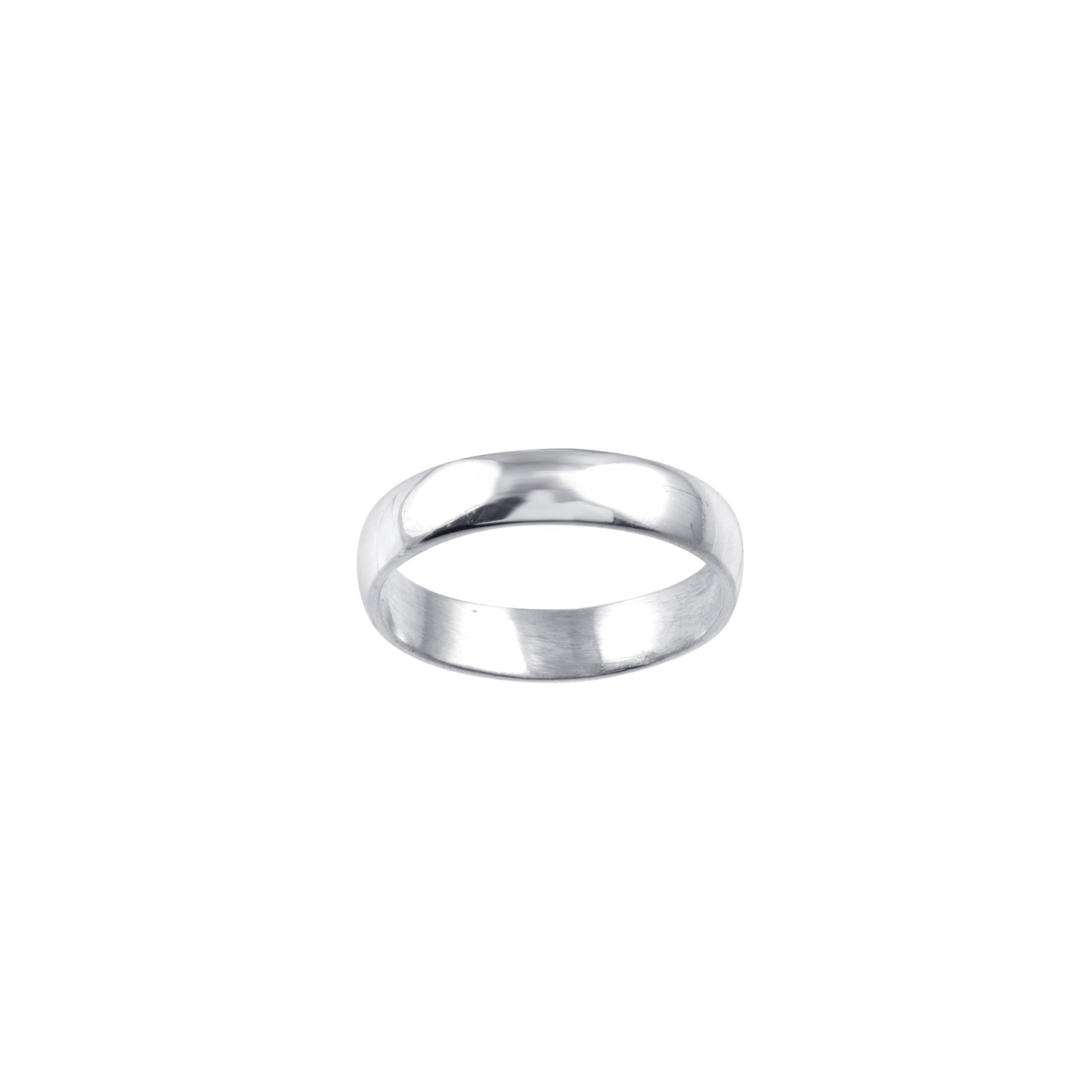 925 Sterling Silver Simple Plain Silver Ring