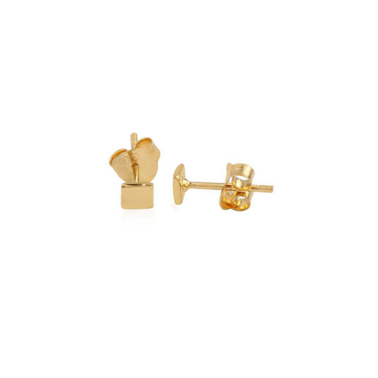 925 Silver Plain Studd Earring