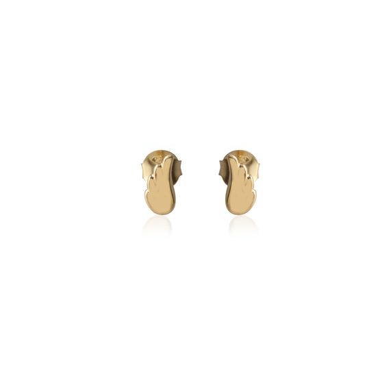925 Silver Plain Stud Earring