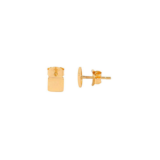 925 Silver Plain Studd Earring