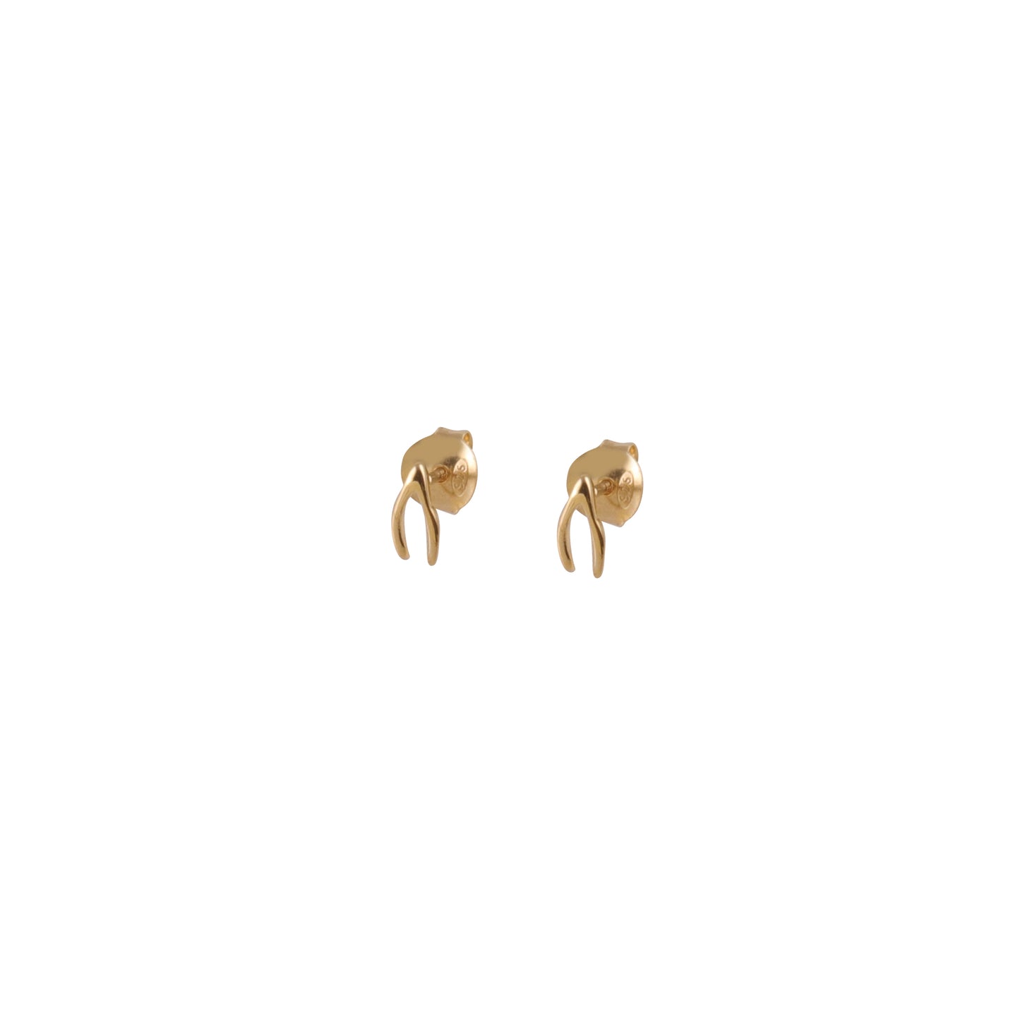 925 Silver Plain Studd Earring
