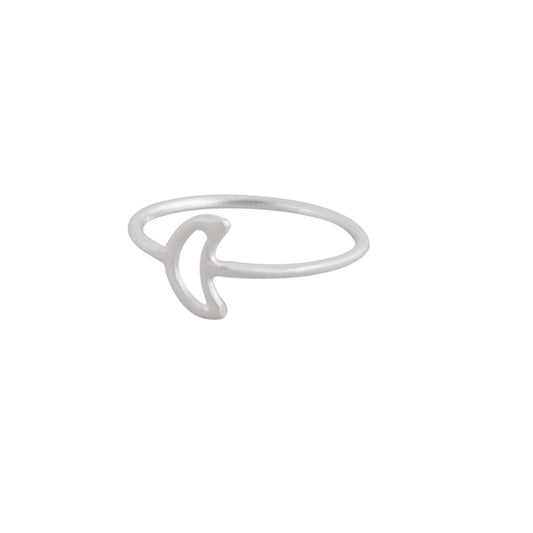 Moon symbol ring