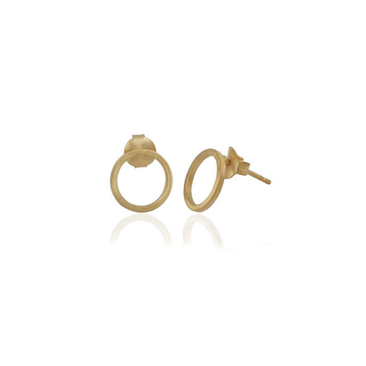 925 Silver Plain Studd Earring