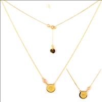 Gemstone Beads Necklace with 925 Sterling Silver
